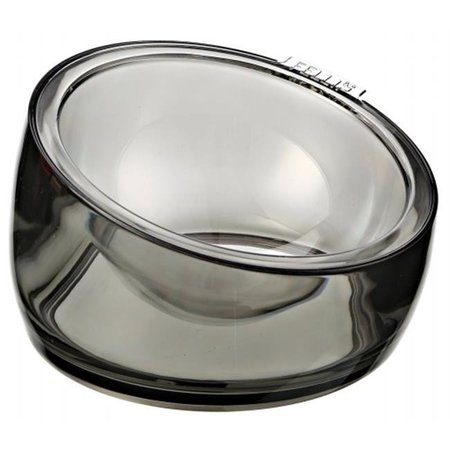 FREE-FREE INDUSTRIAL FelliP NPA3SB1-1-822 5.5 in. Oblik Supreme Pet Bowl; Smoky Quartz NPA3SB1-1-822